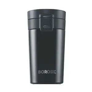 Borosil - Vacuum Insulated Hydra Coffeemate Stainless Steel Travel Mug - Spill Proof - hot and Cold