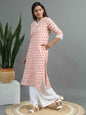 Pink Printed Kurta