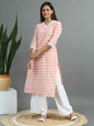 Pink Printed Kurta