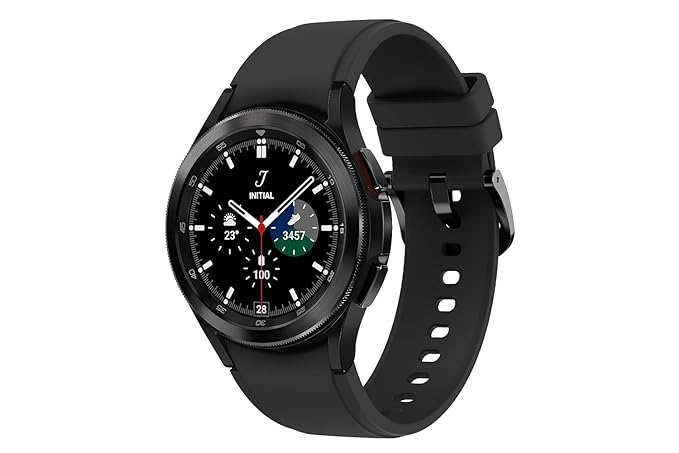 Samsung Galaxy Watch4 Classic Bluetooth(4.6cm, Black, Compatible with Android only)