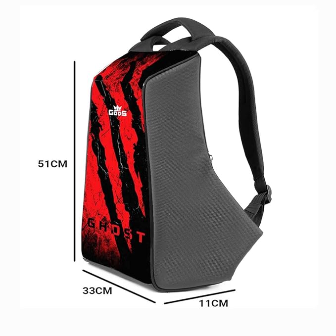 Gods GHOST 25 ltr Anti Theft 15.6 inch Laptop Tech Backpack