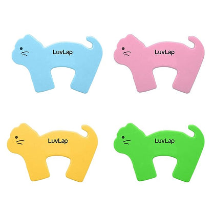 LuvLap Baby Safety Door Stopper, Finger Pinch Guard, Pack of 4