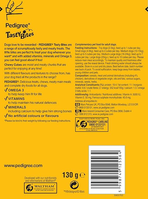 Pedigree Adult Wet Dog Food, Chicken & Liver Chunks in Gravy, 70 g (Pack of 15), Complete & Balanced Meal for Adult Dogs