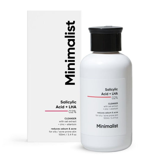 Minimalist  Salicylic Acid + LHA 2% Cleanser 100 ml.