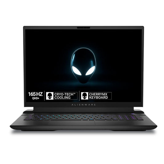 Dell Alienware m18 R1 Gaming Laptop It boasts a powerful Intel Core i9-13980HX Processor, 64GB RAM, 1TB SSD, 18.0" QHD+ FHD 165Hz display, and NVIDIA RTX 4090 16GB GDDR6 for an exceptional gaming experience