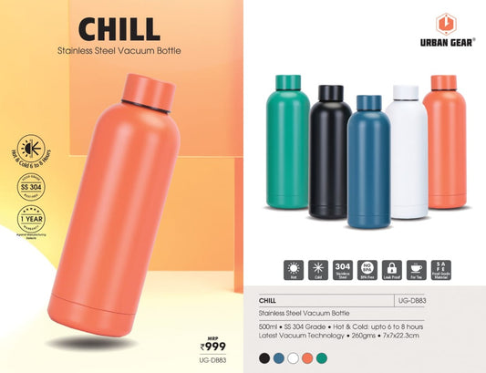 Chill Stainless Steel Vaccum Bottle 500ml