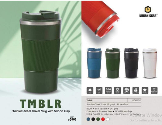 TMBLR SS travel mug with Silicon Grip 500 ml