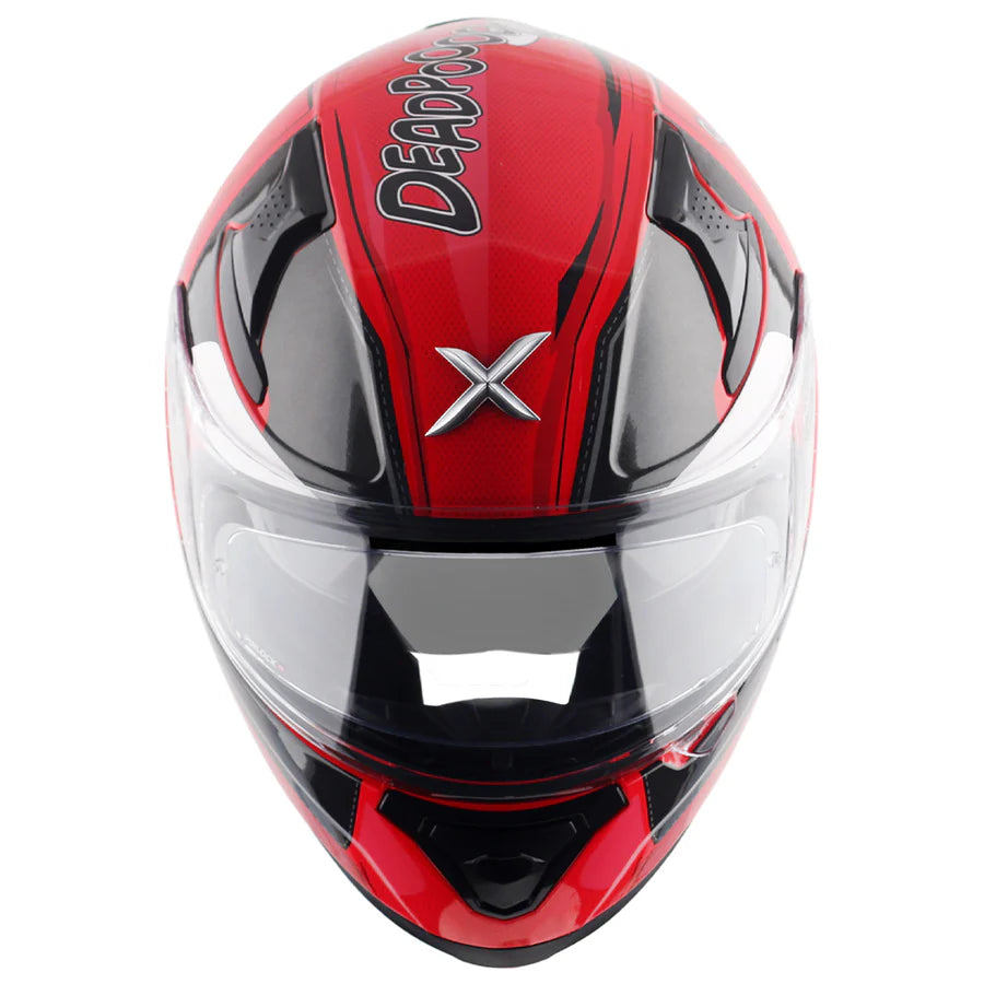 Axor Apex Marvel Deadpool Helmet (Men & Women) Red & Black