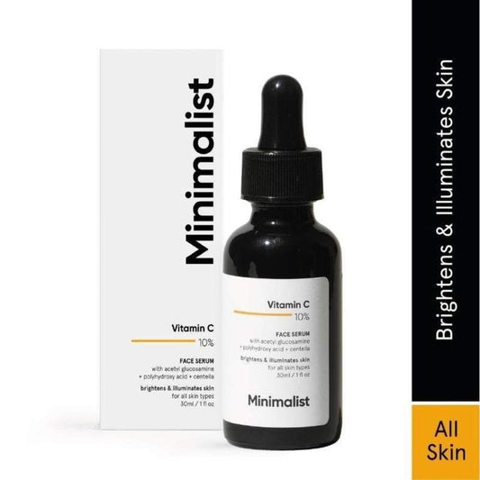 Minimalist
10% Vitamin C Serum For Face For Illuminating Skin For Beginners
(30ml)