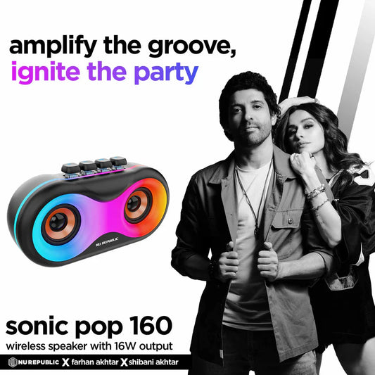 Sonicpop 160 is eye-catching, bass thumping and packed with powerful loudness that’s stylish enough for any room